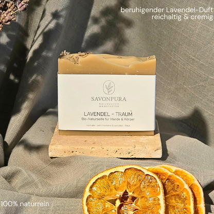 Naturseifen-Set „CREMIGE &amp; REICHHALTIGE AUSZEIT“ | 4 × 130 g